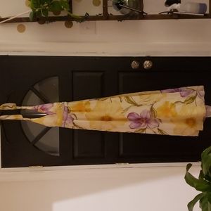 Flower halter top dress